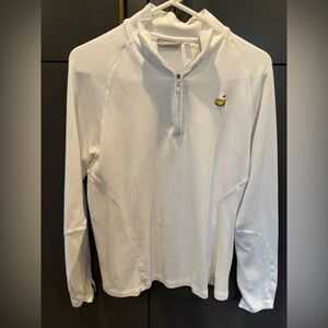 Bobby Jones Masters Collection Women’s White Quarter Zip Pullover XL